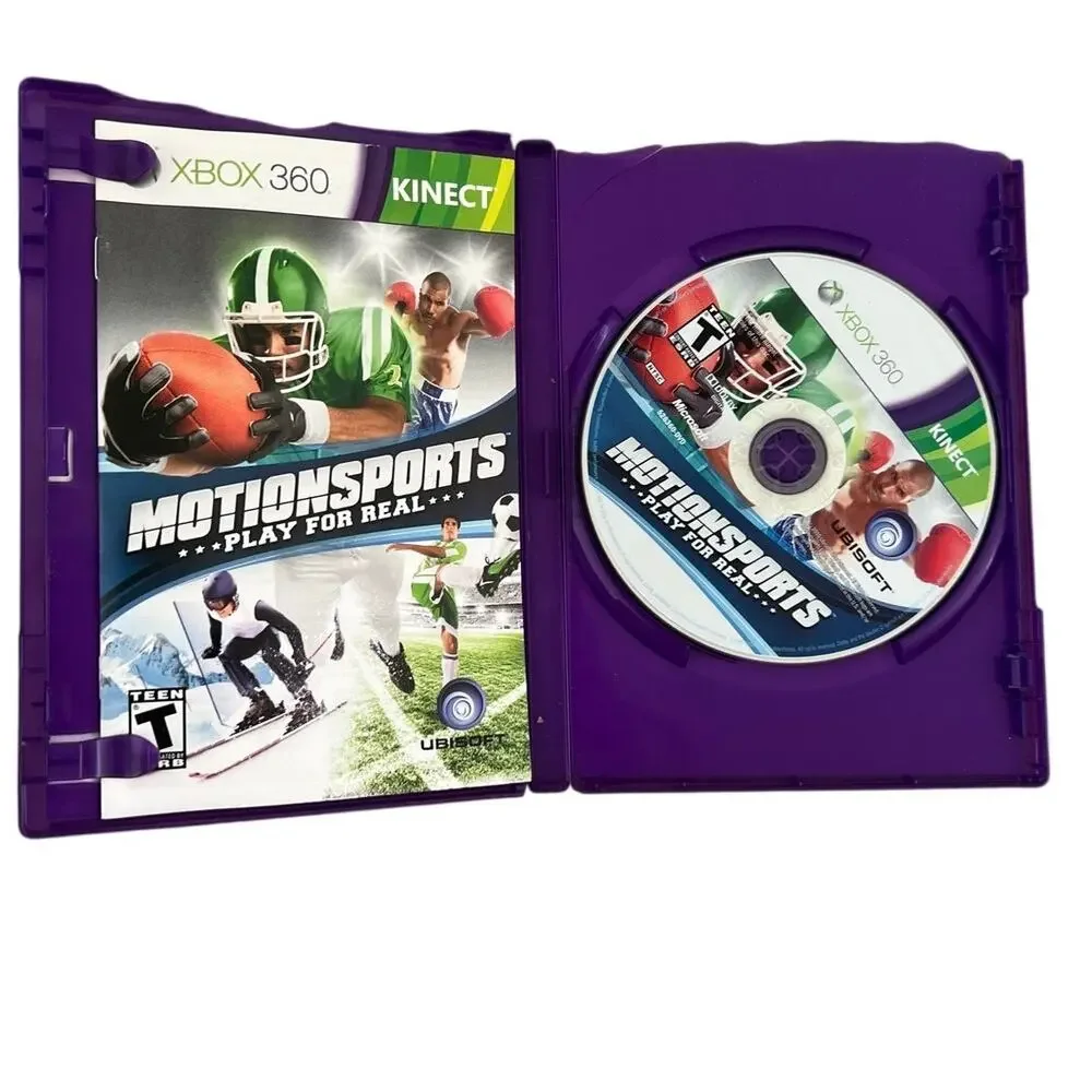 Motion Sports Play For Real Xbox 360 Kinect Game Complete